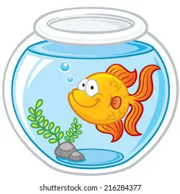 de dibujos animados de peces dorados, fotos en stock y vectores |  Shutterstock