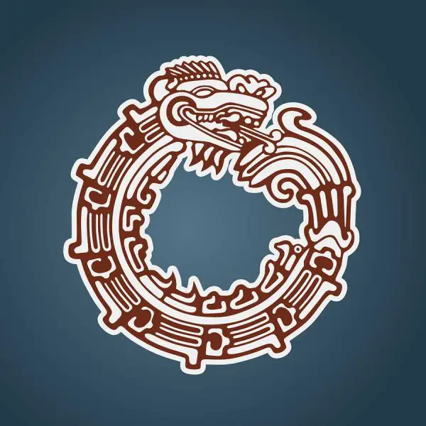 Serpiente Maya Quetzalcóatl Ouroboros