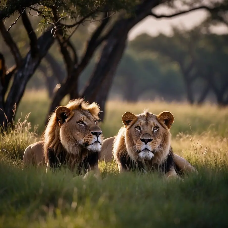¿Dónde viven los leones africanos?
